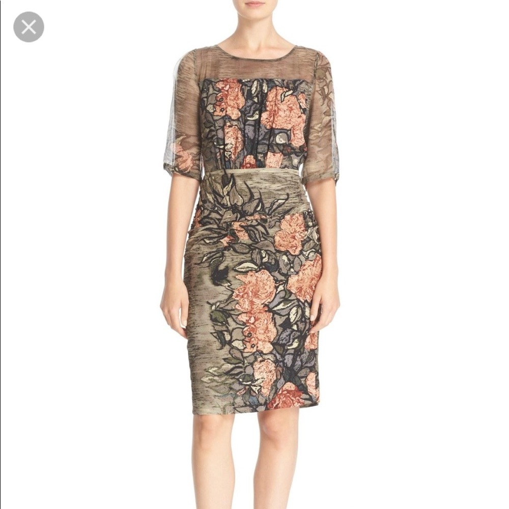 Tracy Reese multi color  Van Gogh dress
